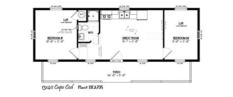 Decoration Home. . Portable building 16x40 cabin floor plans
